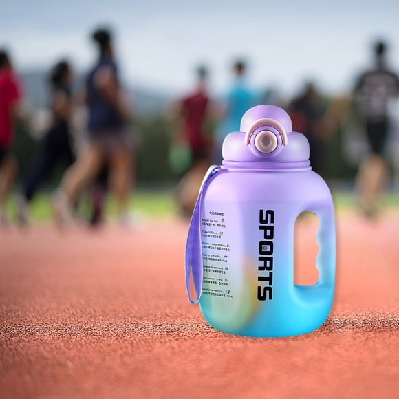 Dvkptbk Big Water Bottle New Outdoor Fitness Large-Capacity Large Barrel High-Value High-Temperature Plastic Cup Boys and Girls Water Cup Kettle Cup Storage & Organization