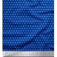 thumbnail image 1 of Soimoi Moss Georgette Fabric Dots Shirting Print Fabric by The Yard 42 Inch Wide, 1 of 3
