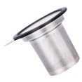 thumbnail image 4 of 1pc Utile Filtre à Mailles de Thé Infuseur de Thé en Acier Inoxydable avec Couvercle, 4 of 8