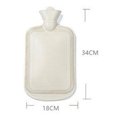 thumbnail image 4 of Hot Water Bag Rubber Inner Tank Large Water Injection Port with Plush Cover Autumn Winter Water Refill Hand Warm Water Bag, 4 of 8