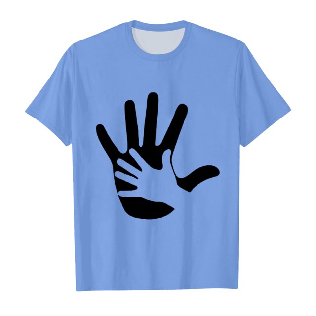 TZEWGL Hauts à Manches Courtes Imprimés Graphiques Roses Col Rond pour Enfants Vêtements pour Filles Garçons Taille 3-4T