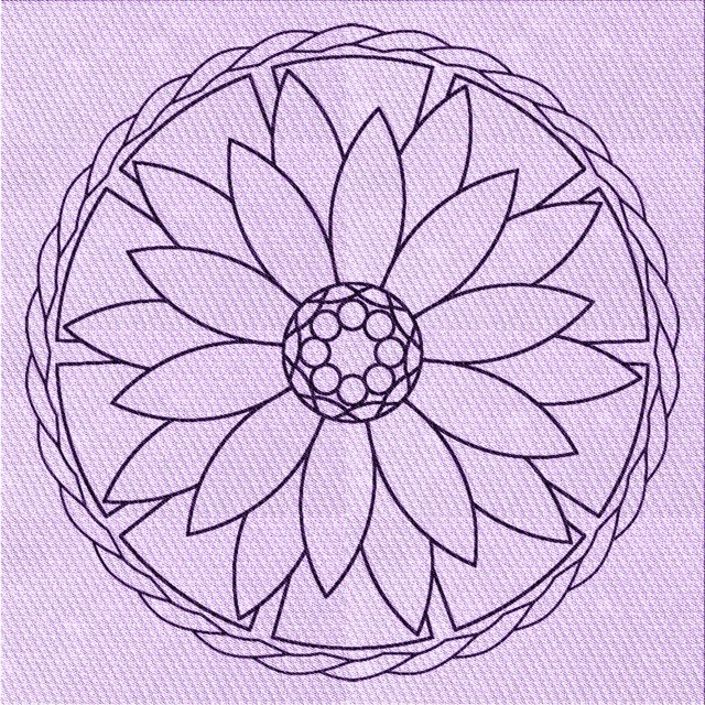 Ahgly Company Tapis d'Intérieur Lavable à la Machine, Carré, Transitionnel, Lilas Violet Riche, Tapis de Zone, 8 Pieds Carré