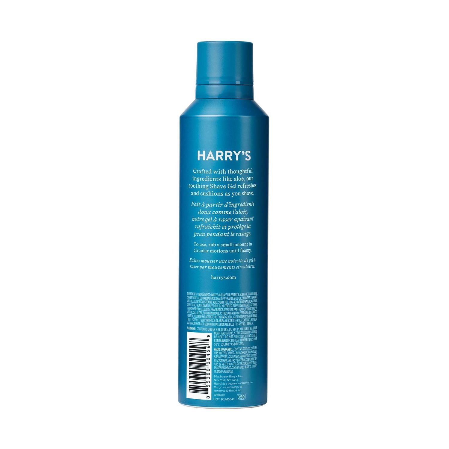 Harry's Aloe Foaming Shave Gel, 190g
