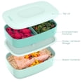 thumbnail image 3 of Bentgo Classic Lunch Box - Coastal Aqua, 3 of 6