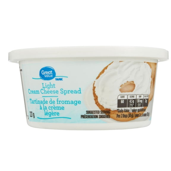 Tartinade de fromage à la crème léger Great Value
