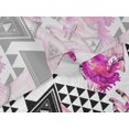thumbnail image 5 of oneOone Velvet Pink Fabric Triangle Geometric Sewing Craft Projects Fabric Prints By Yard 58 Inch Wide, 5 of 5