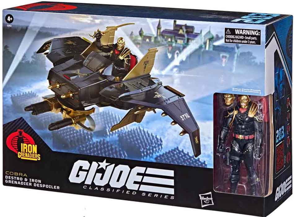 G.I. Joe Classified 6 Inch Scale Vehicle Figure - Destro & Iron Grenadier Despoiler