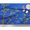 thumbnail image 2 of Soimoi Blue Cotton Poplin Fabric Insect & Tree Panel Fabric Prints by Yard 56 Inch Wide, 2 of 3