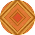 thumbnail image 1 of Ahgly Company Tapis Rond Lavable en Machine Intérieur Transitionnel Orange Rouge Orange, 6 Pieds Rond, 1 of 7