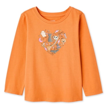T-shirt d’Halloween à manches longues George pour petites filles