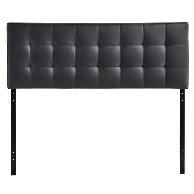 Modway Lily Tête de Lit Capitonnée en Similicuir et Bois Format Très Grand, Noir