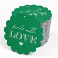 thumbnail image 4 of Inkdotpot Pack Of 50 Made With Love Text Favor Paper Tags Craft Real Silver Foil Hang Tags, 4 of 6