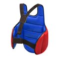 thumbnail image 1 of Taekwondo Protector Vest Boxing Mma Protection Pad Karate Chest Guard for Muay Red Blue S, 1 of 8