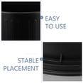 thumbnail image 3 of WRITWAA Kitchen Recycling Bin Modern Black Plastic 1Set Easy Disposal for Daily Use, 3 of 8