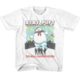 thumbnail image 1 of Real Ghostbusters Stay Puft And Busters White Toddler T-Shirt, 1 of 2