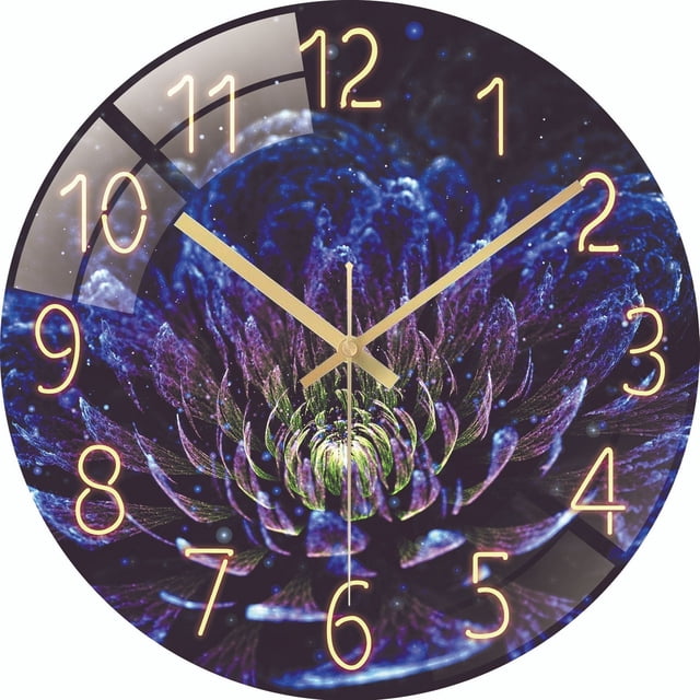 Dvkptbk Wall Clock Living Room Digital Wall Clock Acrylic Mute Creative Clock Home Decor