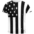 thumbnail image 1 of B American Flag All Over Adult T-Shirt, 1 of 2