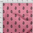 thumbnail image 2 of oneOone Cotton Flex Fabric Paisley Block Printed Craft Fabric BTY 40 Inch Wide, 2 of 4