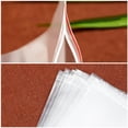 thumbnail image 4 of Face & Storage Bags Clear Self-Sealing Bags with Red Edge for Home Organization Bulk Set of 100 Durable Polypropylene Storage Solution 100PCS, 4 of 7