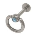 thumbnail image 4 of Frappe de Porte 14G Labret Monroe avec CZ Gem - 6 Couleurs Disponibles, 4 of 7
