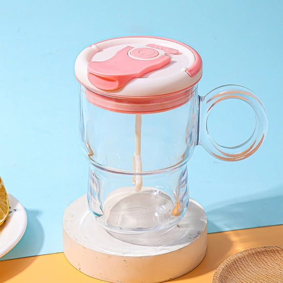 Auto-Stirring Shaker Cup with USB Charging, 280ml Capacity, for Protein Shakes, Coffee, and Smoothies, One-Touch Mixing, Portable for Gym, Office, and Travel, Glass Material