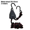 thumbnail image 1 of Yimiti 1/4 3/8 Plastic Dipped S Hook Hanging Rope Binding Rope Tent Pulley Lifting Rope,B 3/8-10Mm 3 Meters, 1 of 9