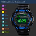 thumbnail image 3 of ZZkhGO Montre de Sport Numérique à DEL pour Homme, Montre Électronique d'Extérieur avec Date, Montre Résistante à l'Eau pour la Course et la Randonnée, 3 of 4