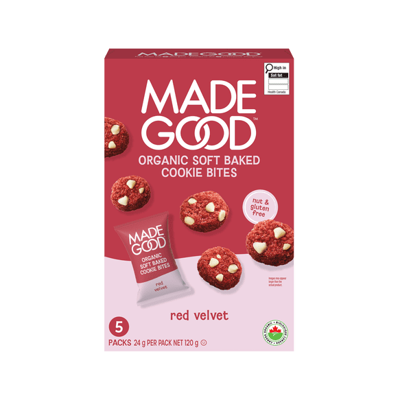 MadeGood Red Velvet Soft Baked Mini Cookies 5pk