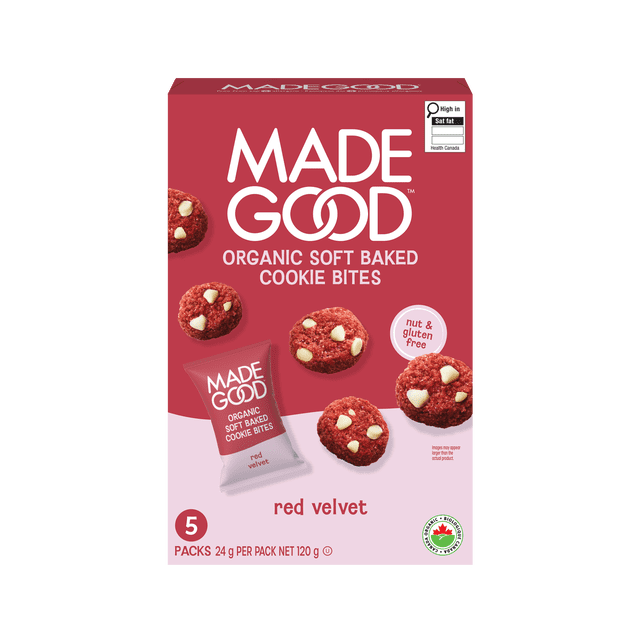 MadeGood Red Velvet Soft Baked Mini Cookies 5pk