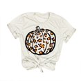 thumbnail image 1 of T-shirt à Manches Courtes pour Femmes Halloween T-Shirts Fall Tops EAN13, 1 of 2