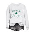 thumbnail image 2 of Saint Patrick Shirt Chandail à Col Rond pour Femmes Imprimé Fête de la Saint-Patrick à Manches Longues Fête de la Saint-Patrick Shirt, 2 of 4