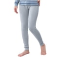 thumbnail image 1 of Kids Solid Color Warm Leg Binding Elastic Waist Long Pants Medium and Large Comfortable Leggings, 1 of 4