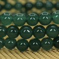 thumbnail image 4 of Bracelet Extensible Unisexe en Perles Rondes de 6 mm en Jade de Granit Naturel, 4 of 5