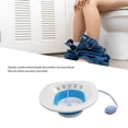 thumbnail image 4 of Folding Sitz Bath, Multifunctional PP Silicone Safe Sitz Bath  for Postpartum Care Blue, 4 of 7