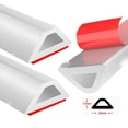 thumbnail image 1 of 2-Pack 1 Meter Triangular Shower Water Dam Barrier Strip for Leakage Control and Floor, 1 of 1