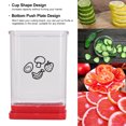 thumbnail image 3 of Cup Slicer, Fruit and Vegetable Speed Slicer with Push Plate, Stainless Steel Slicing Tool, Easily Slice Fruits and Veggies Quickly for Home Use, Kitchen Gadget, 3 of 7