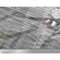 thumbnail image 3 of Soimoi Gray Rayon Fabric Check,Leaves & Floral Print Sewing Fabric BTY 56 Inch Wide, 3 of 3