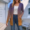 thumbnail image 2 of Gubotare Cardigans pour Femmes avec Poches, Décontractés, Légers, à devant Ouvert, Chandails Cardigan pour Femmes (Violet, TG), 2 of 8