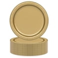 thumbnail image 1 of Unique Industries Gold Round 7" Dessert Plates, 70ct, 1 of 3
