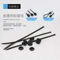 thumbnail image 5 of 100PCS Heavy-Duty Nylon Cable Ties - 8x280mm for Auto, Home, Tools (Plastic Buckle), 5 of 5