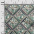 thumbnail image 2 of oneOone Polyester Spandex Green Fabric Floral Craft Projects Decor Fabric Printed By The Yard 56 Inch Wide, 2 of 4