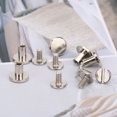 thumbnail image 2 of Rivets Tête Plate 50 Ensemble 8mm Cuivre Pur Rivets Tête Plate Kit de Vis pour Reliure d'Ordinateur Portable, 2 of 8