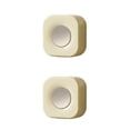 thumbnail image 3 of QualitChoice Food Cover Bag Storage Box Container Wall Punch-free Space-saving Dustproof For Bathroom Organizers Milk White 2PCS, 3 of 6