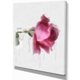 thumbnail image 2 of Belle Rose Dessin Aquarelle - Impression sur Toile Florale, 2 of 4