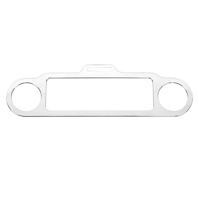Bagues de Compteur de Vitesse de Trim d'Instrument de Moto Bagues de Compteur de Trim d'Instrument de Moto Housse de Protection pour Trike 1986-UpSilver
