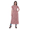 thumbnail image 1 of Moomaya Kurtis en Coton à Fente avant pour Femmes, Kurti Longue Imprimée, Robe, Haut Indien, 1 of 5