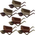 thumbnail image 1 of LOVEVER 6 Pcs Mini Brouette Ferme Modèle de Brouette Miniature Accessoires de Maison de Poupée, 1 of 8