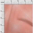 thumbnail image 2 of oneOone Velvet Dark Peach Fabric Geometric Sewing Material Print Fabric By The Yard 58 Inch Wide, 2 of 4