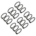 thumbnail image 1 of Unique Bargains 1' Dia. 3 Circle Detachable Metal Binder Rings Loose Leaf Rings, Black 6 Pack, 1 of 6