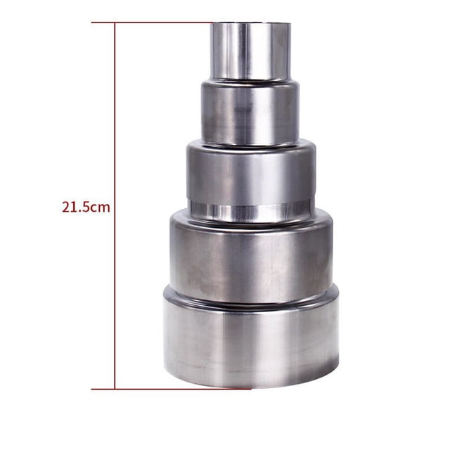 MYG Stainless Steel Flue Liner Reducer / Tubing Connector Chimney Adaptor Stove Pipe